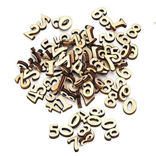 SUNGOOYUE 200pcs Hölzerne Chip Dıy Handicraft Decor, Bildungsspielzeug für, Elegantes Material der Hölzernen Schicht, Intellektuelle Realisierung, DIY -Projekte für Ideal von SUNGOOYUE