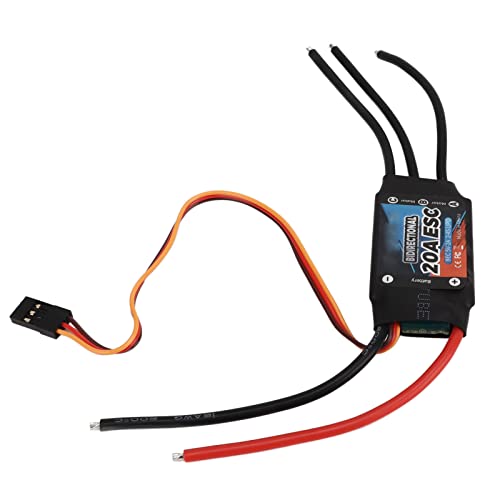 SUNGOOYUE 20A Elektronischer Geschwindigkeitsregler, RC -ESC -Bidirektional Reaktion Bürstenloser Elektronischer Geschwindigkeitsregel für RC Autos Boote SUNGOOYUE 20A Elektronischer Geschwindigkeitsregler, RC -ESC -Bidirektional Reaktion Bürstenloser Elektronischer Geschwindigkeitsregel für RC Autos Boote von SUNGOOYUE