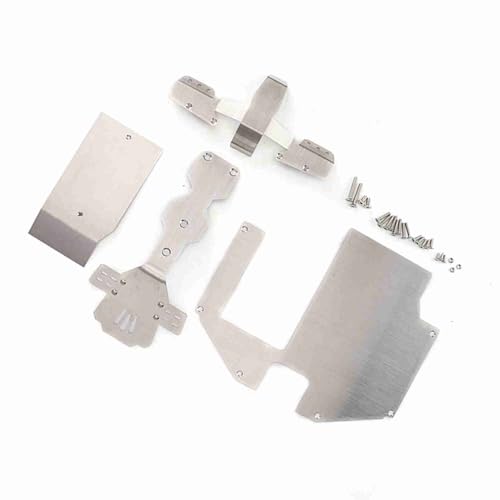 SUNGOOYUE 304 Edelstahl Front -Chassis Heckschutz Set für UDR RC -Zubehör Upgrade Teile von SUNGOOYUE