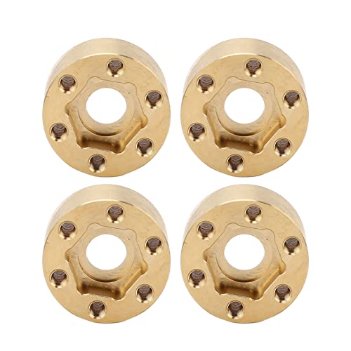SUNGOOYUE 4pcs Rad Hex -Hub, Rad Hex Hub Widen Messing Weight Weast Proof Wide Adapter für 1,9 Zoll 2,2 Zoll (12 mm) von SUNGOOYUE