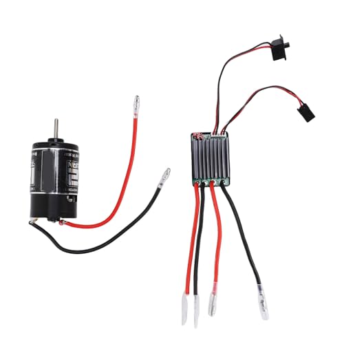 SUNGOOYUE 550 12t Gebürstetem Motor mit ESC für RC-Autos, 320A Kontinuierlicher Strom Hoher Drehmomentmotor für Crawler-Boote und Lastwagen, Universelle 6-12 V NIMH Lipo-Kompatibilität SUNGOOYUE 550 12t Gebürstetem Motor mit ESC für RC-Autos, 320A Kontinuierlicher Strom Hoher Drehmomentmotor für Crawler-Boote und Lastwagen, Universelle 6-12 V NIMH Lipo-Kompatibilität von SUNGOOYUE
