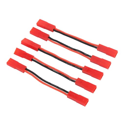 SUNGOOYUE 5pcs JST Weibliche Steckerkabel -Stecker, 22AWG RC Motor ESC -Umrechnungsadapter mit JST -weiblicher Stecker für RC -Auto von SUNGOOYUE