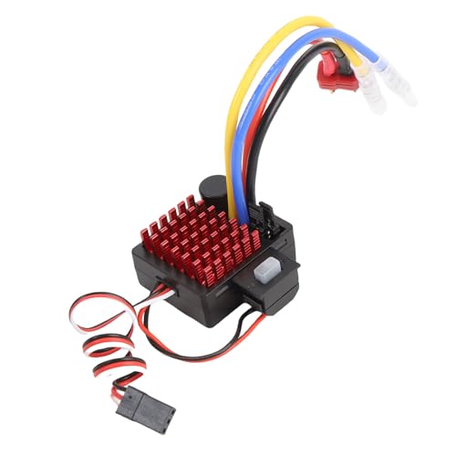 SUNGOOYUE 60A Gebürsteter ESC für RC-Autos Boote, Hochstrom-Ausgangs-Elektronische Geschwindigkeit Regler Kompatibel mit 540 550 750 Motor von SUNGOOYUE