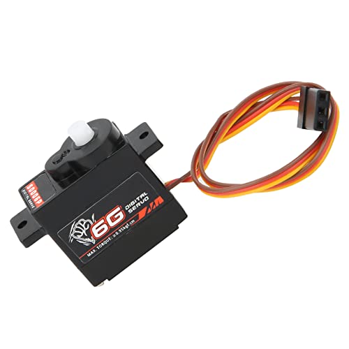 SUNGOOYUE ABS 6G Plastikzahn -Servo, Kompaktes und Leichtes Digitales Servo für RC -Automobilflugzeuge, 1/24 Fester Flügel, Schwarz, 3 Bänder Einschließlich Breaking Engine SUNGOOYUE ABS 6G Plastikzahn -Servo, Kompaktes und Leichtes Digitales Servo für RC -Automobilflugzeuge, 1/24 Fester Flügel, Schwarz, 3 Bänder Einschließlich Breaking Engine von SUNGOOYUE