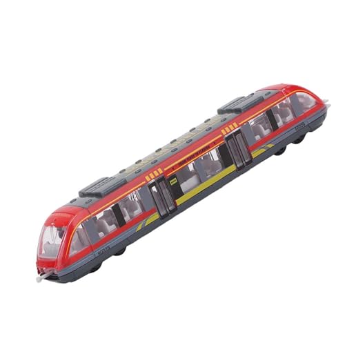 SUNGOOYUE Alloy -Zug -Modellautospielzeug mit Lebensechter Form Kreatives Spielzeug für Bildungsspielzeug für Geeignet (Rot) von SUNGOOYUE