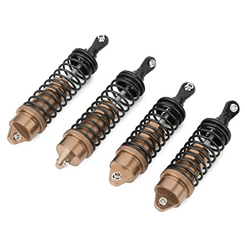 SUNGOOYUE Aluminiumlegierung Metall Vorne Hinten StoßDämpfer Streben Dämpfer Upgrade RC Auto Zubehör für 1/10 Slash (Leichter Kaffee) von SUNGOOYUE