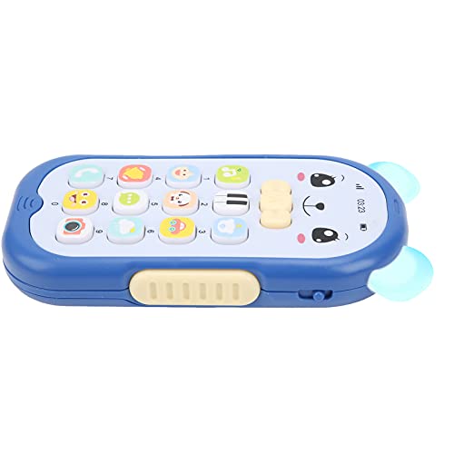 SUNGOOYUE Ausbildung Baby Telefon Spielzeug Analog Wählen Weiche Leichte Sound Teether Music Sound Spielzeug für Säuglinge über 6 Monaten Alt ((Blau)) von SUNGOOYUE