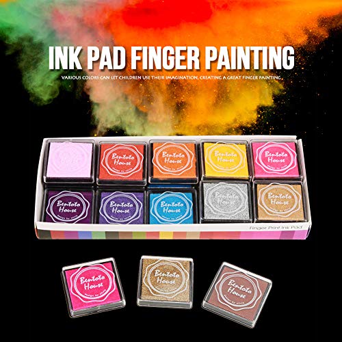 SUNGOOYUE Bastelkissen für Fingermalerei, Hochwertige Wasserlösliche Stempelstempelkissen, Ideal für Kinderkunstprojekte - Set mit 20 Farben - für SUNGOOYUE Bastelkissen für Fingermalerei, Hochwertige Wasserlösliche Stempelstempelkissen, Ideal für Kinderkunstprojekte - Set mit 20 Farben - für von SUNGOOYUE