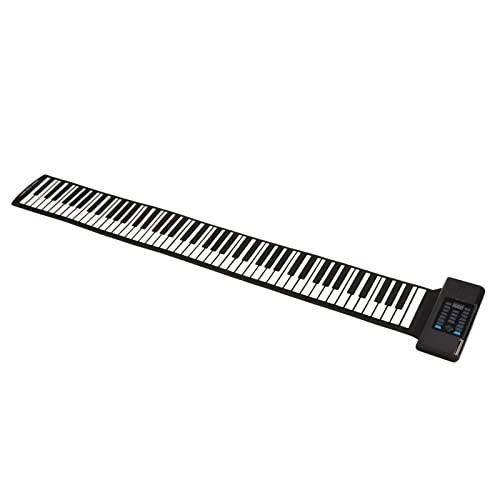 SUNGOOYUE Berührungsempfindlicher Touch Piano 88 Elektrische Midi Tragbare Piota Piota -Funktion für Ewigkeiten, Schwarz (EU-Stecker) von SUNGOOYUE