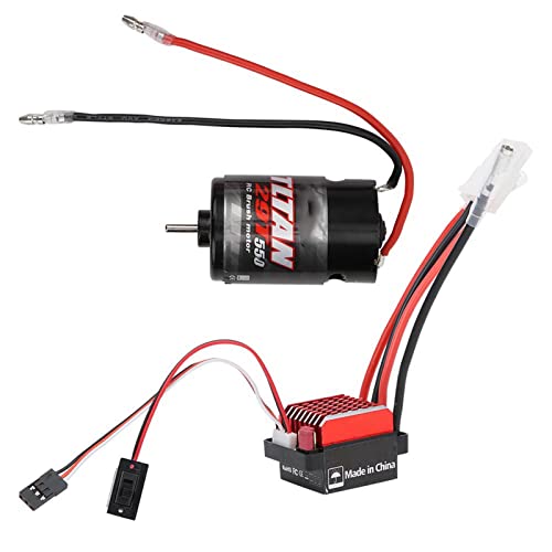 SUNGOOYUE Bill-X60 60A/360A-Motor des Motorbürstens für Automobil-RC, Lipo 2-3 oder 5-9 NIMH-Spannungsbereich, 7,4-V-Nennspannung, für EIN Universelles Auto 1/10 RC (29T) von SUNGOOYUE