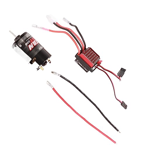 SUNGOOYUE Bill-X60 60A/360A-Motor des Motorbürstens für Automobil-RC, Lipo 2-3 oder 5-9 NIMH-Spannungsbereich, 7,4-V-Nennspannung, für EIN Universelles Auto 1/10 RC (35T) von SUNGOOYUE