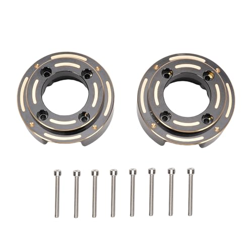 SUNGOOYUE Brass RC Gegengewichte für 1/7 -Skala MK07 RC -Autos, Schwarzes Gold Finish Einstellbares Gleichgewicht Gewichte Verbessert Stabilität Off Road Racing Crawler Accessoires von SUNGOOYUE