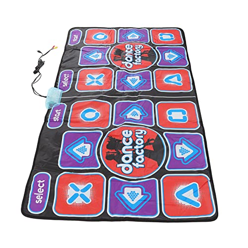 SUNGOOYUE Dance Matte Doppelbenutzer Rhythmus Tragbarer Elektronischer Tanzpedi für Erwachsene, Unterhaltung, Lichtdesign für Handkoordination für von SUNGOOYUE
