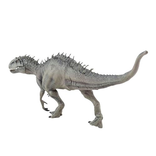 SUNGOOYUE Dinosaurier -Figur Spielzeug Einzigartiges Statisches Tiermodell für Jungenkind, Schreibtischdekorationen für Dinosaurierbegeisterte (Großer Grauer tyrannischer Tyrannosaurus Rex (mit) von SUNGOOYUE