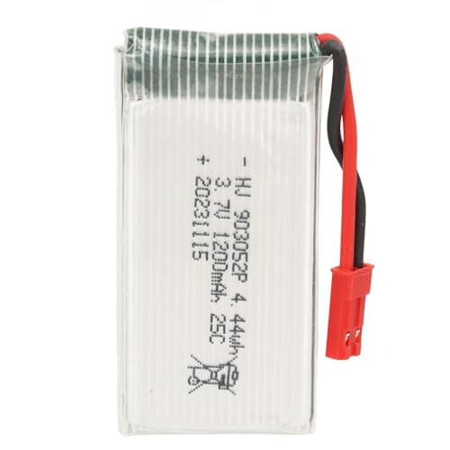 SUNGOOYUE Drohnen LiPo Akku, 3,7V 1200mAh 25C 903052P Quadrocopter Lithium Akku Teile mit Rotem JST Stecker für X5SW Ersatz SUNGOOYUE Drohnen LiPo Akku, 3,7V 1200mAh 25C 903052P Quadrocopter Lithium Akku Teile mit Rotem JST Stecker für X5SW Ersatz von SUNGOOYUE