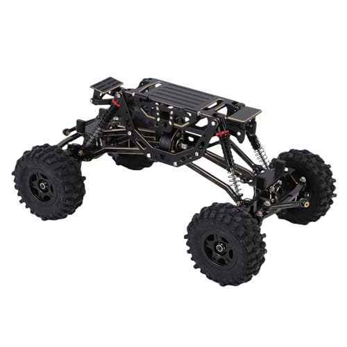SUNGOOYUE Fernbedienungsauto-Chassis, Messing Zusammengebautes Roll-Chassis-Rahmen-Kit Zusammengestellt mit Achsen-Stoßfänger RC-Upgrade-Teilen für Axial 1/24 AX24 4WS XC Crawler SUNGOOYUE Fernbedienungsauto-Chassis, Messing Zusammengebautes Roll-Chassis-Rahmen-Kit Zusammengestellt mit Achsen-Stoßfänger RC-Upgrade-Teilen für Axial 1/24 AX24 4WS XC Crawler von SUNGOOYUE