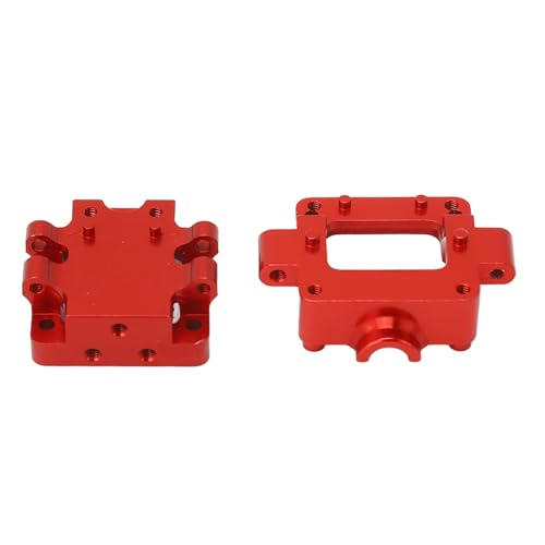 SUNGOOYUE Getriebeabdeckungs-Upgrade-Teile aus Aluminiumlegierung für WLTOYS 1/28 K969 K989 P929 RC-Car, CNC-gefräst, Verbesserte Leistung (Rot) von SUNGOOYUE