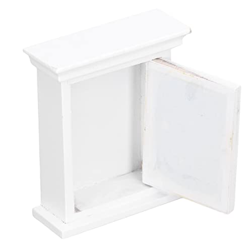 SUNGOOYUE Haus Masonello Bianco Bianco Mintì Zum Miniaturbad für 1:12 Dollhouse, Mini Realistic Spiegelgarderobe für Dekorationen für Mikrolandschaften SUNGOOYUE Haus Masonello Bianco Bianco Mintì Zum Miniaturbad für 1:12 Dollhouse, Mini Realistic Spiegelgarderobe für Dekorationen für Mikrolandschaften von SUNGOOYUE