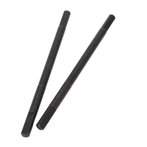 SUNGOOYUE Heckwelle für 1:10 RC -Auto, 2pcs Hochfestigkeit Metallantriebswelle für VP F10 RC -Auto von SUNGOOYUE