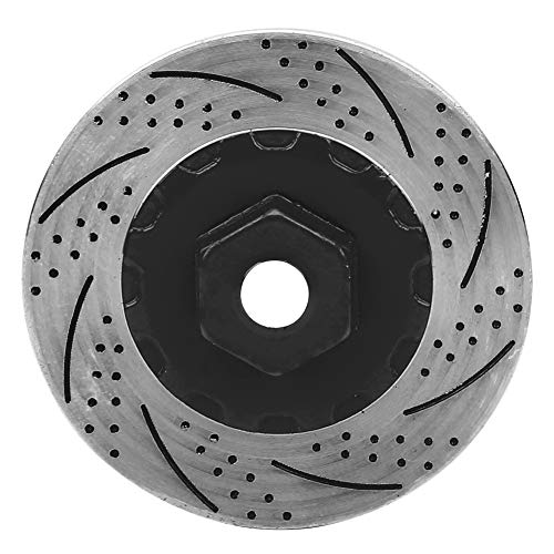 SUNGOOYUE Hochwertige Metallbremsscheiben -Kaliber für den RC, Schwarz, 1,6 -Zoll Auto, 4 RC Kuchen (Black) von SUNGOOYUE