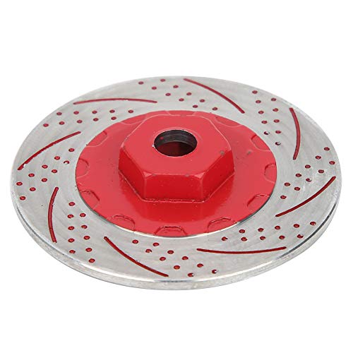 SUNGOOYUE Hochwertige Metallbremsscheiben -Kaliber für den RC, Schwarz, 1,6 -Zoll Auto, 4 RC Kuchen (Rot) von SUNGOOYUE