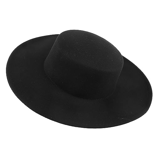 SUNGOOYUE Hochwertiger Schwarzer Top -Hut Vintage Style Kostüm Party Hut für Männer Frauen Wolltuch von SUNGOOYUE