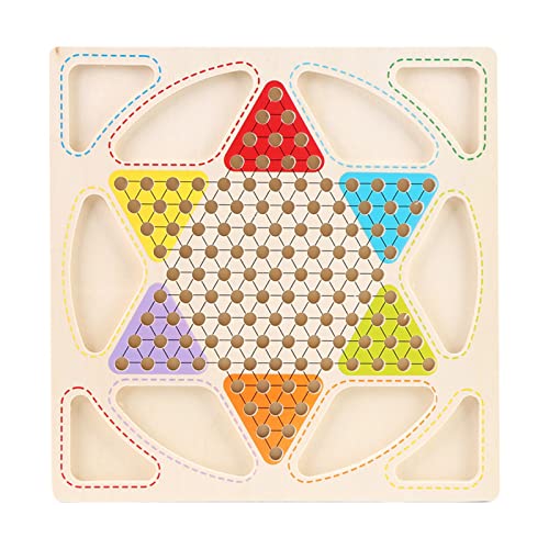 SUNGOOYUE Hölzerne Multifunktionsschach -Set, Farbenfrohe Chinesische Checker Flugzeugschach für Denken Entwicklung, Soziale Fähigkeiten Spielen Spielen SUNGOOYUE Hölzerne Multifunktionsschach -Set, Farbenfrohe Chinesische Checker Flugzeugschach für Denken Entwicklung, Soziale Fähigkeiten Spielen Spielen von SUNGOOYUE