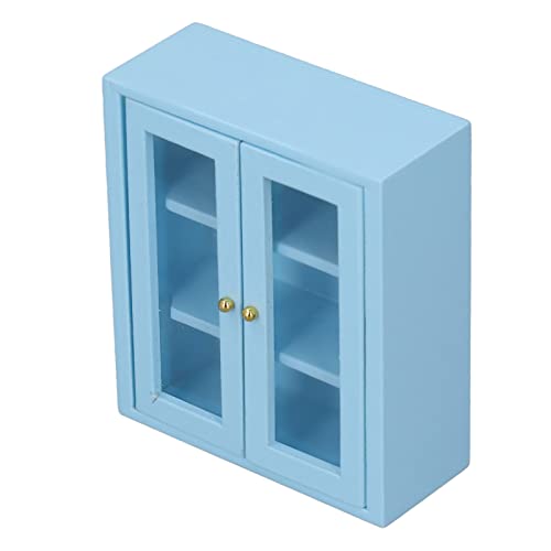 SUNGOOYUE Hölzerne Puppengarderobe in Heller Holzküchendekoration in Lebendigen Birken für Sammler und Amateure (Blue) von SUNGOOYUE