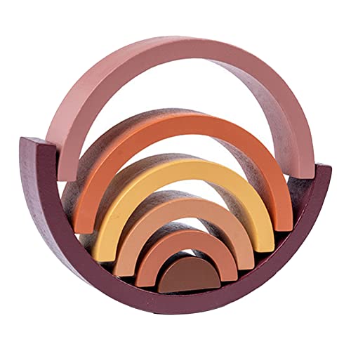 SUNGOOYUE Holz Wohlstand Verhindert EIN Großes, Gürtelfarbenes Spielzeug für Kleine Kleine, Endlos Unterhaltsames Spiel für die Gehirnentwicklung, Umweltfreundliches Material für EIN Sicheres Spiel von SUNGOOYUE