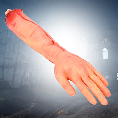 SUNGOOYUE Horrible Gummi Fake Hand Halloween Streichstufe für Haunted House Decoration, Simulation Trennte Hand mit Hohem Simulationsabschluss für Parteien (Große gebrochene Hand) von SUNGOOYUE
