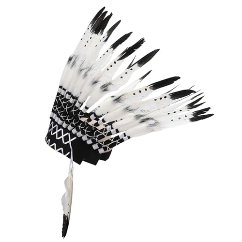 SUNGOOYUE Inländische Amerikanische Kopfschmuck Black Chef Indian Hut Hut Kinderparty Unterstützung für Festivals (BLACK) von SUNGOOYUE