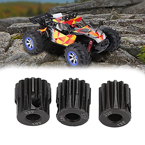 SUNGOOYUE Langlebiger Motorritzel mit Fester Installation mit Fester Einrichtung, Geeignet für 1/8 RC-Autokollektion (13t 14t 15t) von SUNGOOYUE