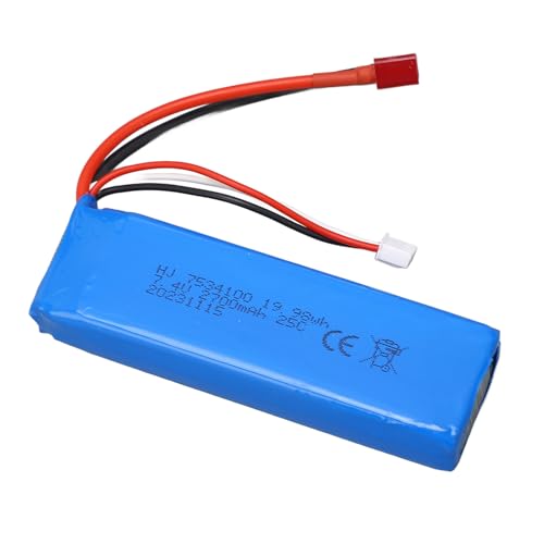 SUNGOOYUE Li Po 7,4 V 2700 MAh RC-Akku, Leichter RC-Akku, Passend für RadioMaster TX16S TX18S von SUNGOOYUE