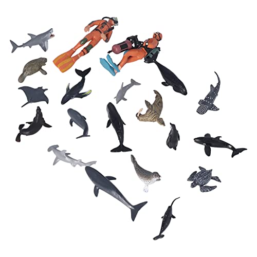SUNGOOYUE Marine Animal Figuren Realistisch 20pcs 2 Tivers Seelibenspielzeug für Mädchen, Fantasie, Kreativität, Kunststoffmaterial Kultivieren SUNGOOYUE Marine Animal Figuren Realistisch 20pcs 2 Tivers Seelibenspielzeug für Mädchen, Fantasie, Kreativität, Kunststoffmaterial Kultivieren von SUNGOOYUE