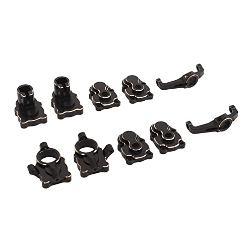 SUNGOOYUE Messing-Portalgehäuse-Lenknabenträger-Upgrade-Kit für FMS FCX24 1/24 RC-Car von SUNGOOYUE
