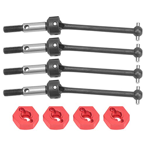 SUNGOOYUE Metall-Antriebswellen-Getriebeachsensatz für D3 XIS S TB03 TB03D TB03R RC-Car (Rot) von SUNGOOYUE