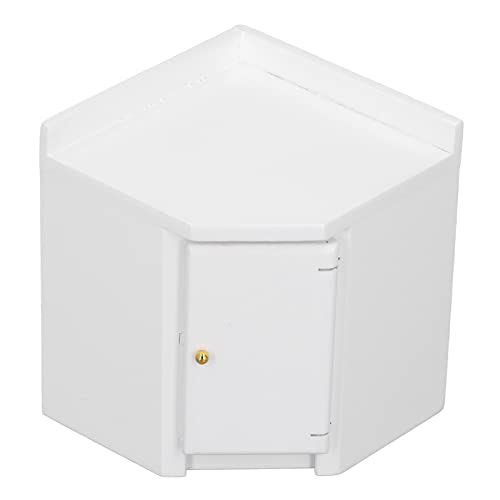 SUNGOOYUE Mini Dollhouse Eckschrank Exquisite Handwerkskunst Simulierte Mini -Küchenschrank für Wohnzimmer und Küchenschlafzimmerdekoration von SUNGOOYUE