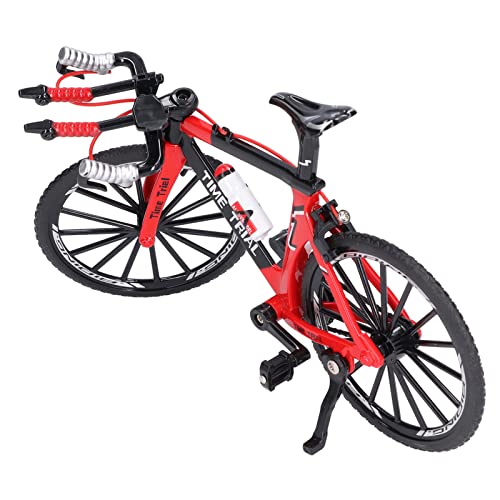 SUNGOOYUE Mini Finger Mountain Bike Alloy Model Spielzeug für Tischbüro, Bürodekoration für, Legierung+Plastik (Rot) von SUNGOOYUE