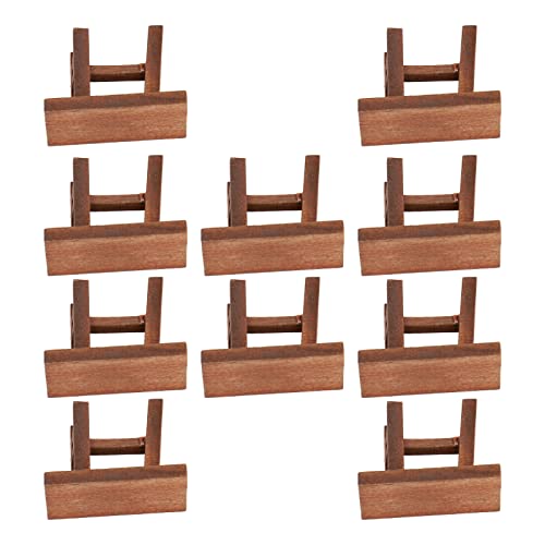 SUNGOOYUE Miniaturpuppenhouse Fußhocker, 10pcs Buche Simulation Retro Dollhouse Holzhocker für Zubehör SUNGOOYUE Miniaturpuppenhouse Fußhocker, 10pcs Buche Simulation Retro Dollhouse Holzhocker für Zubehör von SUNGOOYUE