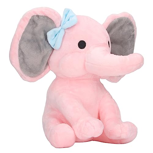 SUNGOOYUE Nettes Elefant Plüschspielzeug Komfortables Weiches Stofftier für Wohnkultur Tolles Zum Geburtstag, Babyparty (Rosenate) von SUNGOOYUE