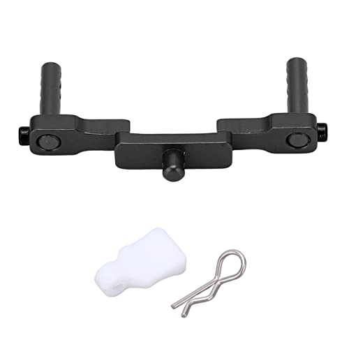 SUNGOOYUE Präzisions -CNC -bearbeitete RC Frontschalensäule für Axiale SCX24 1/24 RC Autos, Einfache Installation und Entfernung (Black) von SUNGOOYUE