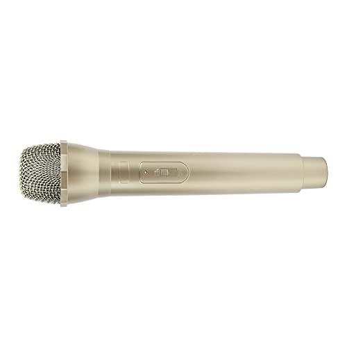 SUNGOOYUE Prop -Mikrofon für Karaoke -Tanzshows, Switch Design Plastic Prop Mic für Kinderreden, Kinderspielzeug (GOLD) von SUNGOOYUE