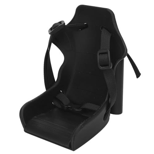 SUNGOOYUE Puppenbahn -Sitz vor Frontpuppenträger Puppenstuhl Verstellbares Gurt Passt zu Kleinen Klappbikes mit Leichten Kunststoff für Puppen Bis zu 18 Zoll (Black) von SUNGOOYUE