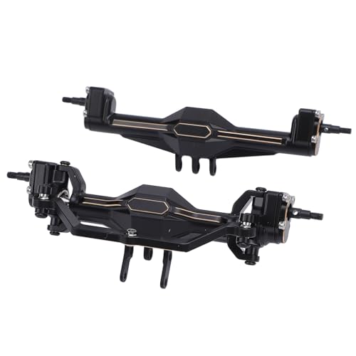 SUNGOOYUE RC -Achse Komplette Teile, Messing -Elektroplatten Vordere Hinterachse Komplett Set für 1/18 RC -Auto von SUNGOOYUE