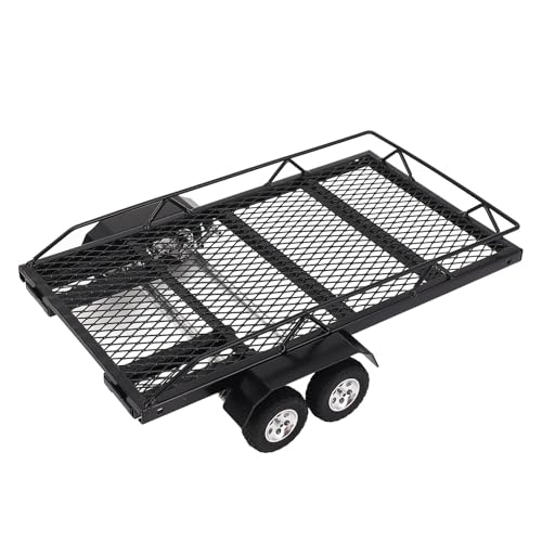 SUNGOOYUE RC -Anhänger mit 4 Reifen, 1/18 Metallkupplungsmontage Nicht -Slip -RC -Hitch -Halterung für Offroad -Fahrzeuge von SUNGOOYUE