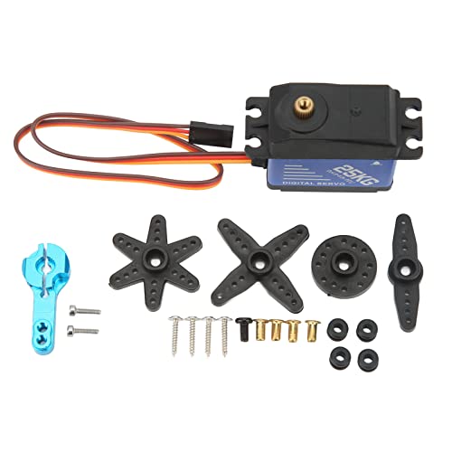 SUNGOOYUE RC Auto Digital Servo Teil, 25kg 25T Aluminiumlegierung Großes Drehmoment Wasserdichtes Digital Servo DIY Zubehör für 1/8 1/10 RC Auto Schiffsmaschine SUNGOOYUE RC Auto Digital Servo Teil, 25kg 25T Aluminiumlegierung Großes Drehmoment Wasserdichtes Digital Servo DIY Zubehör für 1/8 1/10 RC Auto Schiffsmaschine von SUNGOOYUE