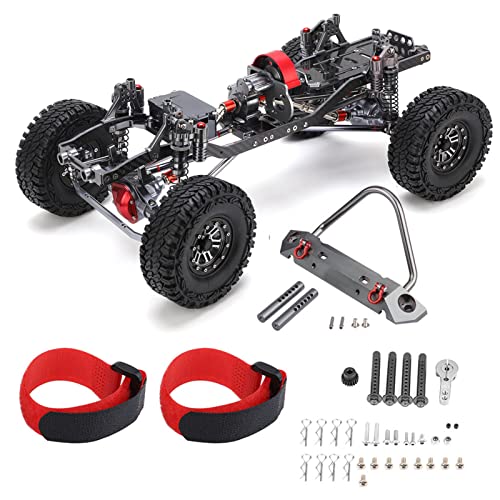 SUNGOOYUE RC-Auto-Rahmen, Metall-Kohlefaser-RC-Auto-Rahmen-Kit 313mm RC Raupen-Reifen Radstand-Set für AXIAL SCX10 SUNGOOYUE RC-Auto-Rahmen, Metall-Kohlefaser-RC-Auto-Rahmen-Kit 313mm RC Raupen-Reifen Radstand-Set für AXIAL SCX10 von SUNGOOYUE
