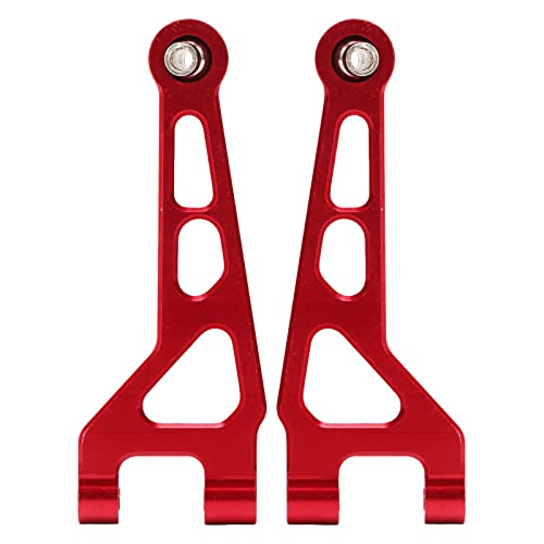 SUNGOOYUE RC Auto Vorderer Oberarm, 2 Stück Aluminium Legierung RC-Aufhängung Arm Ersatzteil für MJX 1/16 Fernbedienung Modell 16208 16210 (Rot) von SUNGOOYUE