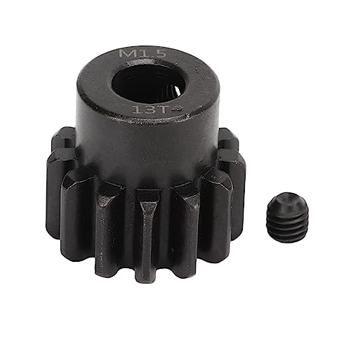 SUNGOOYUE RC Car Motor Gear Set, M1,5 8 Mm Innenloch 11T/12T/13T/14T/15T Stahl Motorritzel für 1/5 RC Car (13T) von SUNGOOYUE