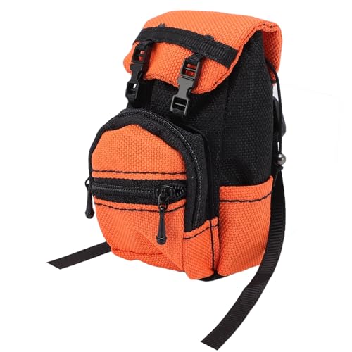 SUNGOOYUE RC Crawler Gepäcktasche, 1/8 1/10 Polyester Miniatur Dekoration Maßstab Sport Reisetasche für RC Auto (ORANGE) von SUNGOOYUE